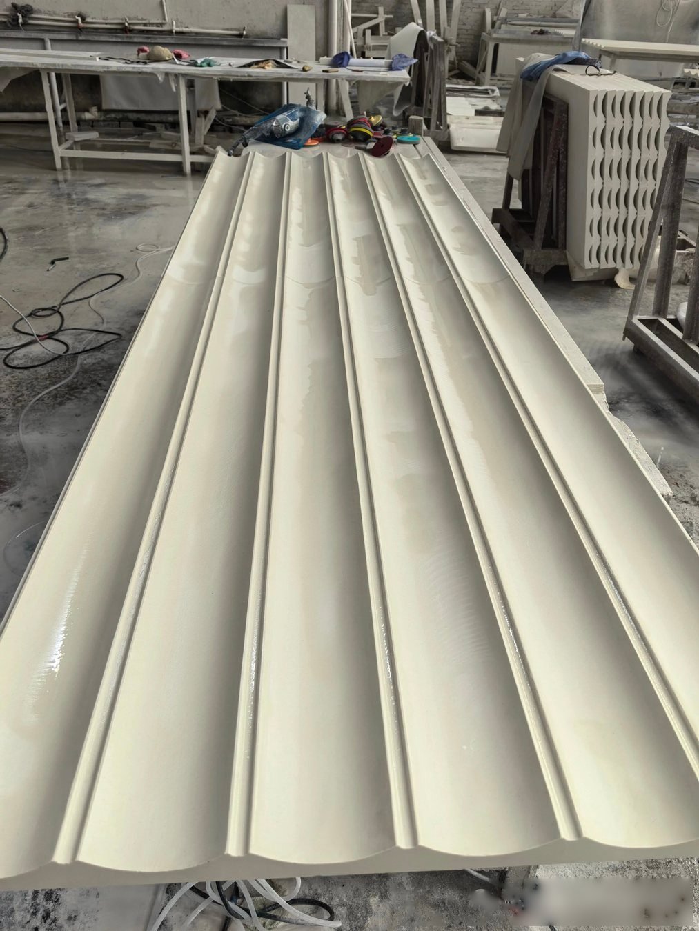 Curved Groove Stone