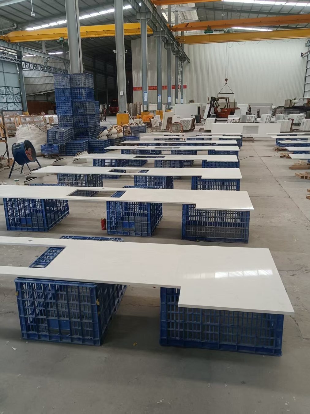 Quartz Countertops in Production